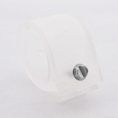 Grote 99504 Clear White One-Piece Snap-On Bolt-Down Locking Seal Collar 2.23"