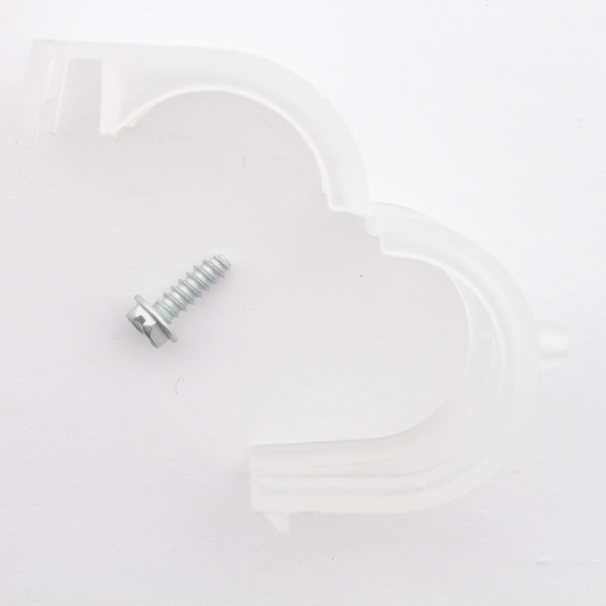 Grote 99504 Clear White One-Piece Snap-On Bolt-Down Locking Seal Collar 2.23"