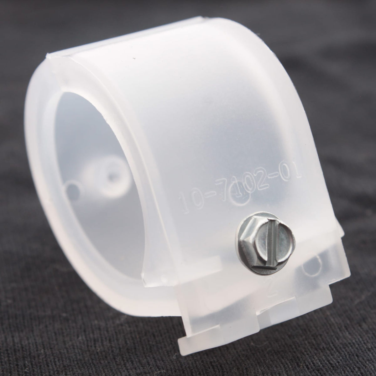 Grote 99504 Clear White One-Piece Snap-On Bolt-Down Locking Seal Collar 2.23"