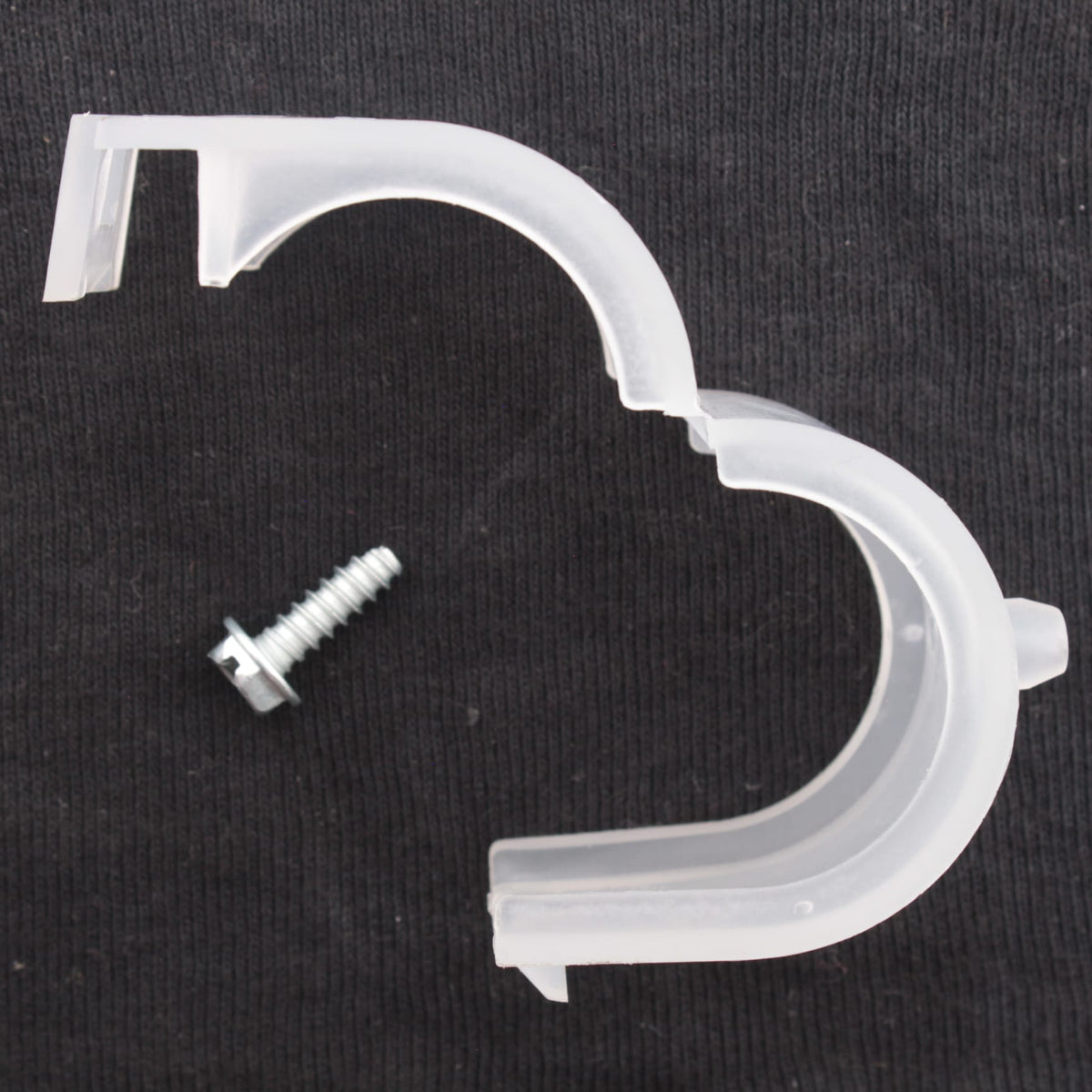 Grote 99504 Clear White One-Piece Snap-On Bolt-Down Locking Seal Collar 2.23"