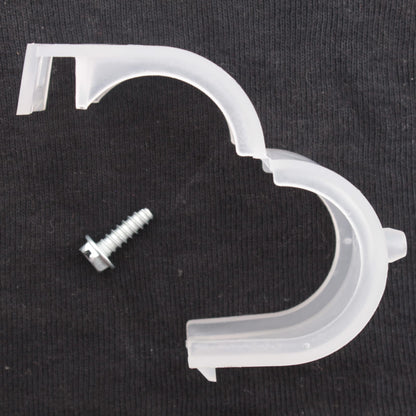 Grote 99504 Clear White One-Piece Snap-On Bolt-Down Locking Seal Collar 2.23"