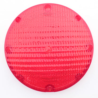 Grote 99842 Red 7" Round Stop Tail Turn Lamp School Bus Replacement Acrylic Lens