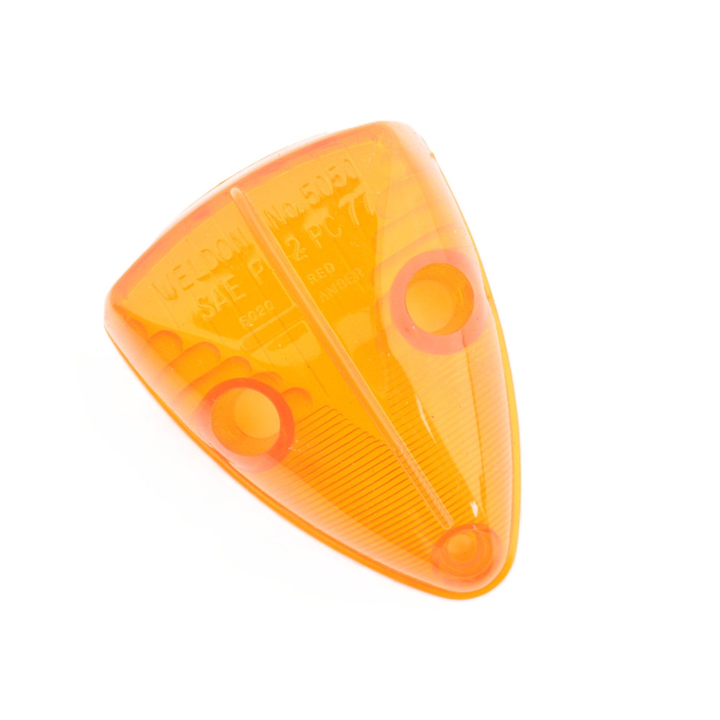 Grote 99913 Amber School Bus Wedge Lens for Clearance Marker 3.5"  x 2.75"