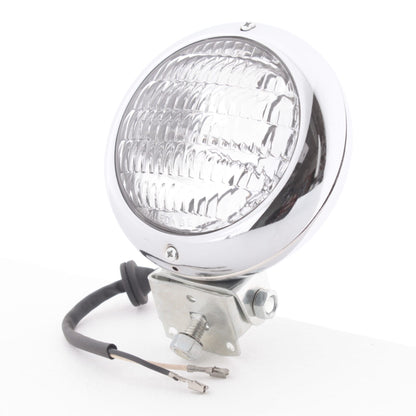 Grote 6412 Chrome 5.25" Heavy Duty Steel Utility PAR 36 Light w/ Ribbed Lens 12V