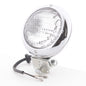Grote 6412 Chrome 5.25" Heavy Duty Steel Utility PAR 36 Light w/ Ribbed Lens 12V