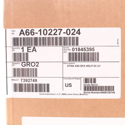 Grote A66-10227-024 LH Heated LED Headlamp for Set Forward Axle Western Star 47x