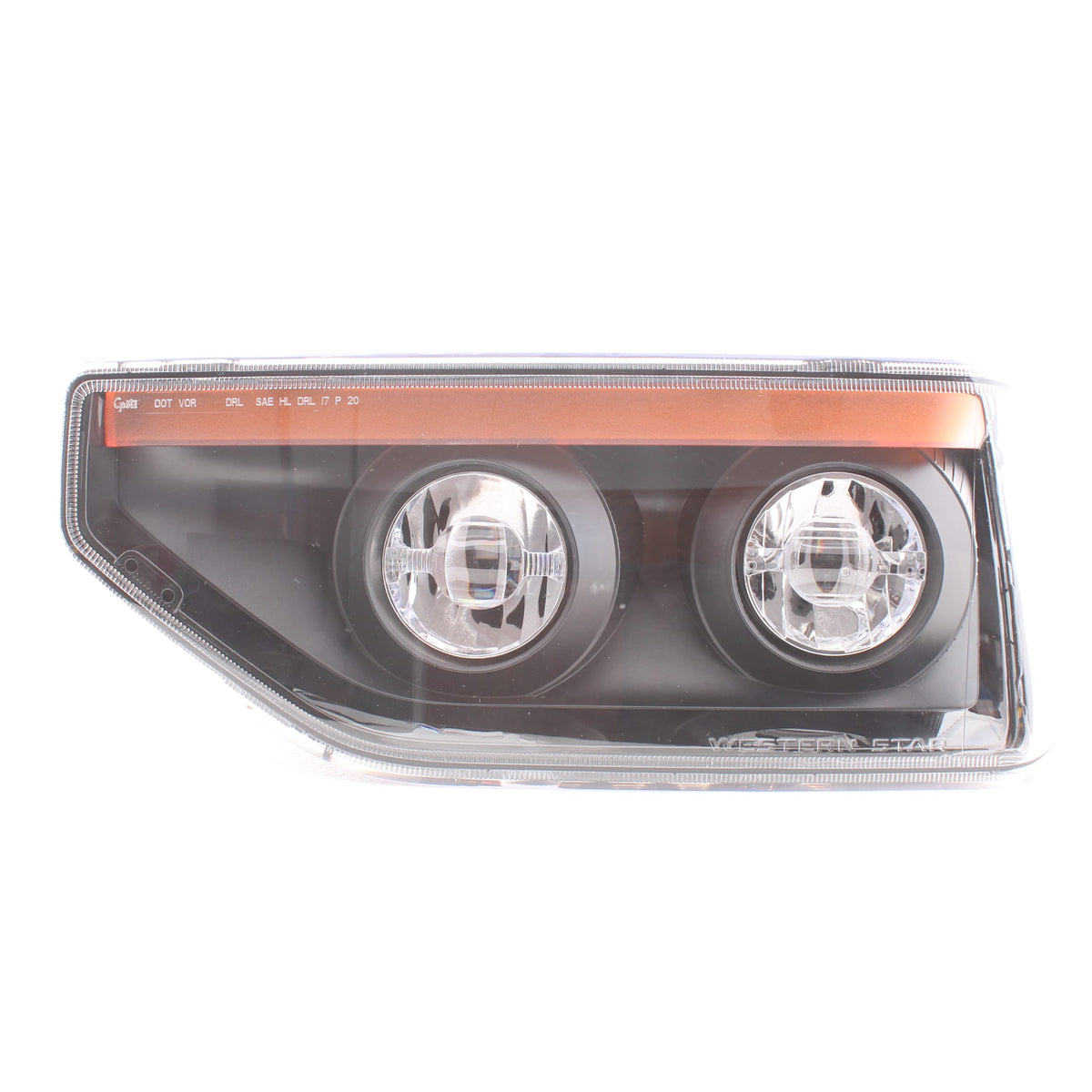 Grote A66-10227-026 Left-Hand LED Headlamp for Set Forward Axle Western Star 47x