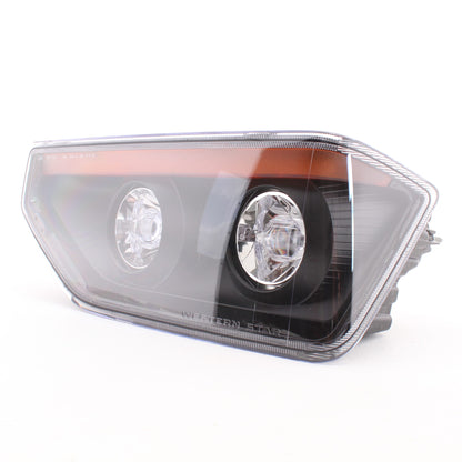 Grote A66-10227-026 Left-Hand LED Headlamp for Set Forward Axle Western Star 47x