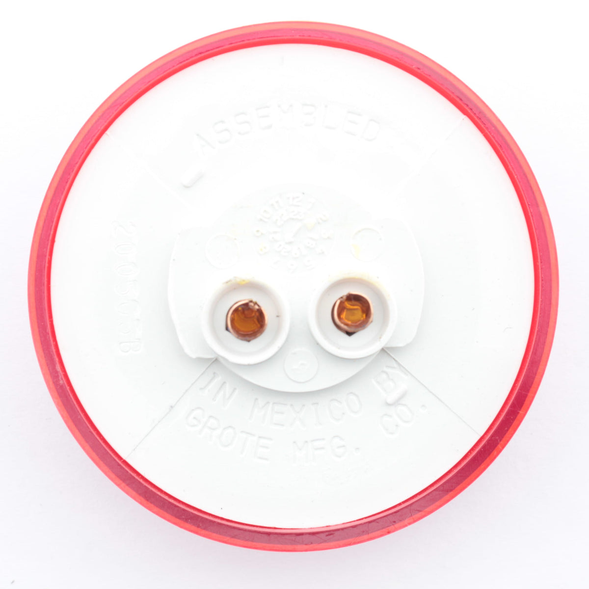 Grote G1032-5 Red Round 2-1/2" LED Hi-Count Optic Clearance Marker Light PL-10