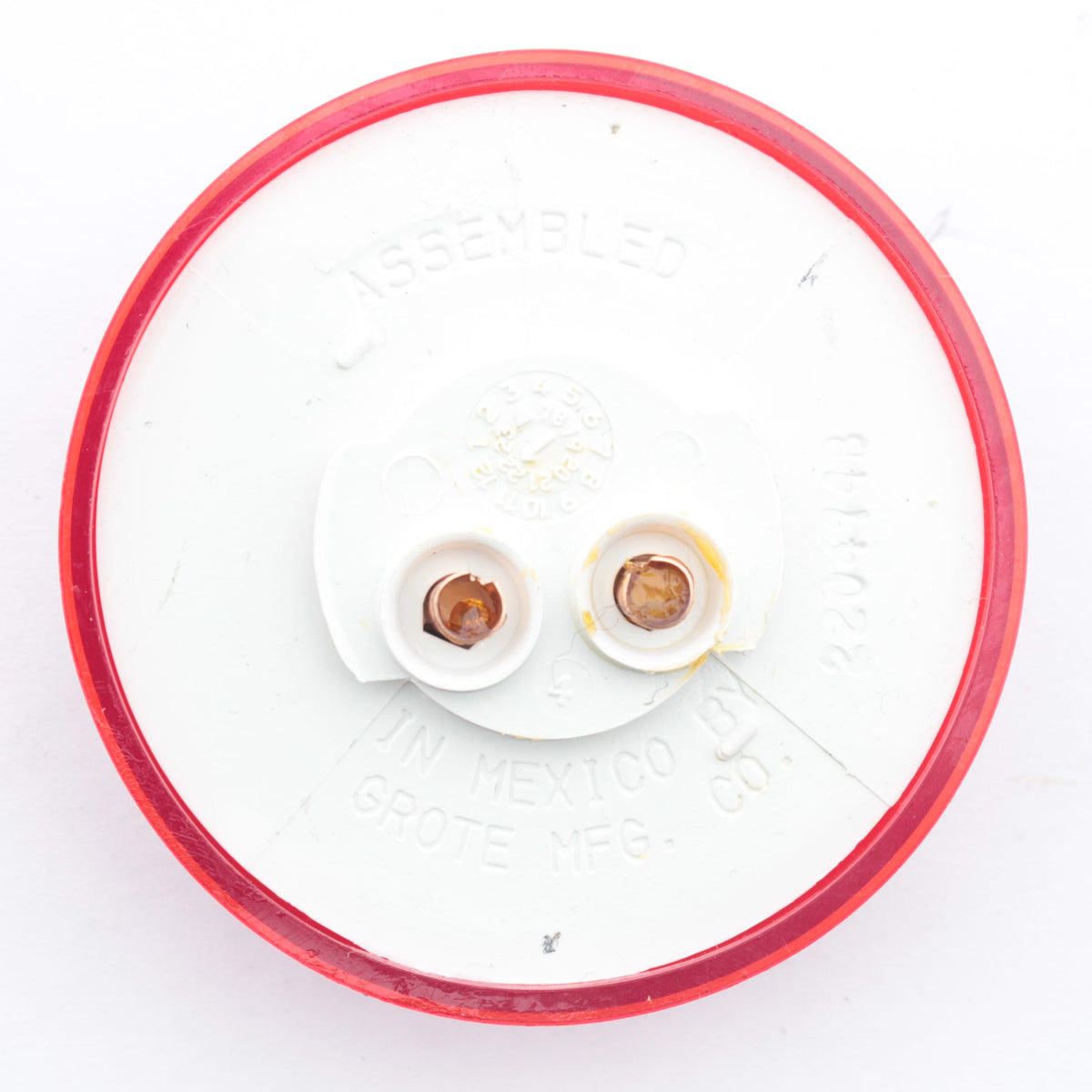 Grote G1032 Red Optic 2.5" Hi-Count LED Clearance Marker Light PL-10 P2 Twist-On