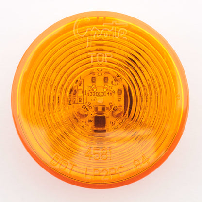 Grote G1033 Amber Round 2-1/2" LED Hi-Count Optic Clearance Marker Light PL-10