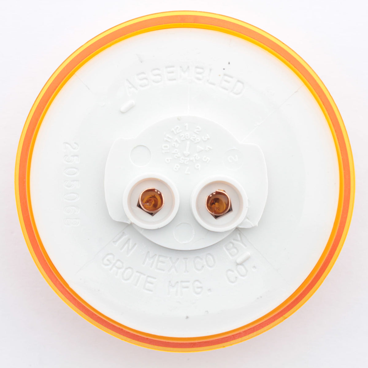 Grote G1033 Amber Round 2-1/2" LED Hi-Count Optic Clearance Marker Light PL-10