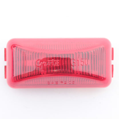 Grote G1502 Red 3-Diode Hi Count LED Clearance Marker Lamp Light 2-5/8" x 1-1/4"