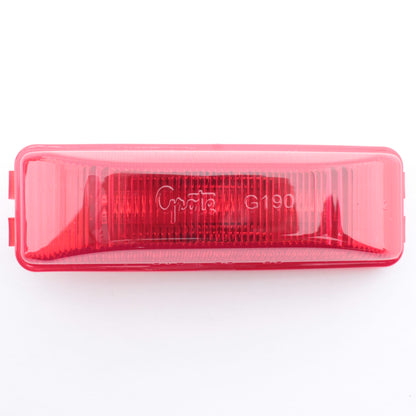 Grote G1902 Red Hi Count 3-Diode LED Clearance Side Marker Lamp 3.93" x 1.23"