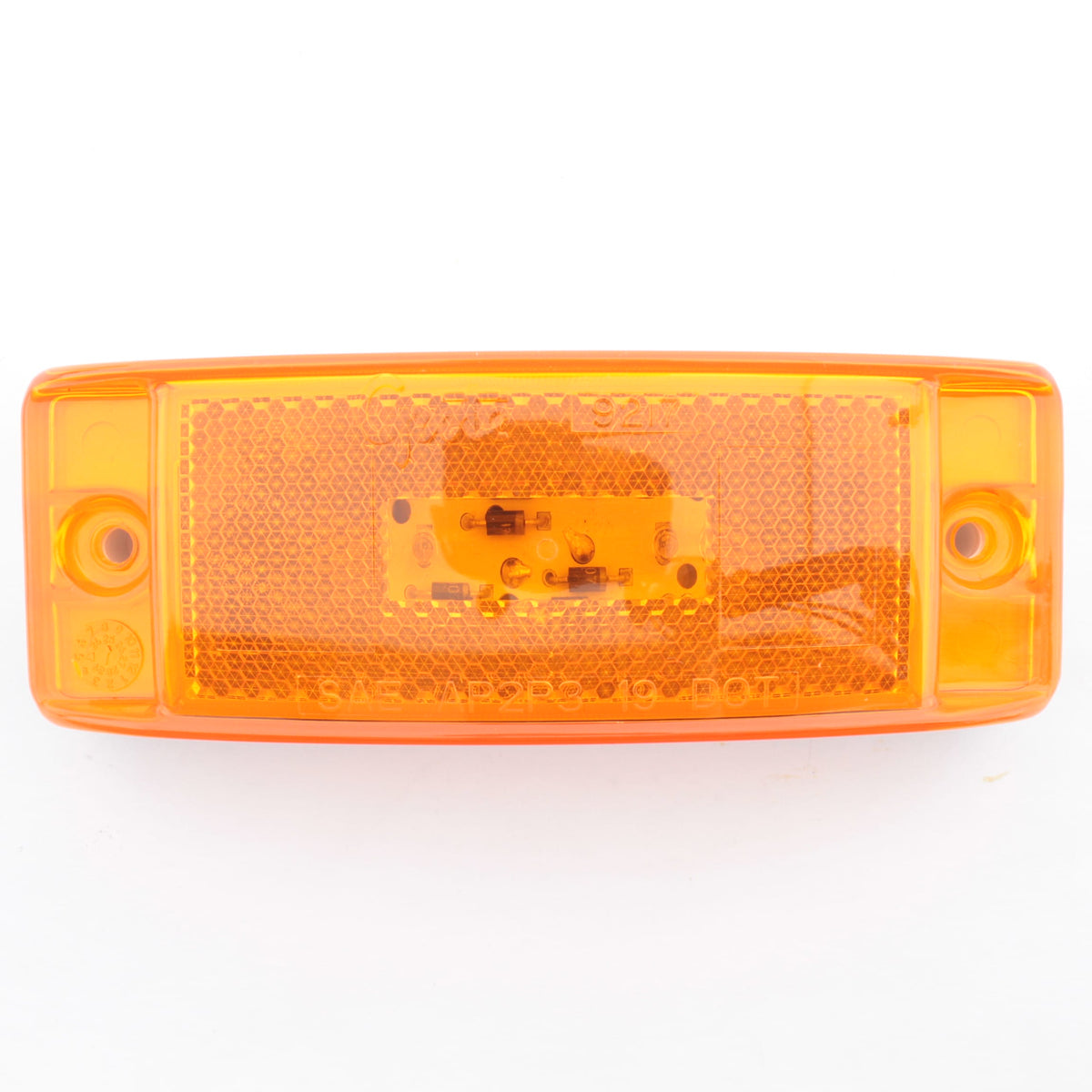 Grote G2103 Amber Hi-Count Turtleback LED Clearance Marker HardWire Reflex Light