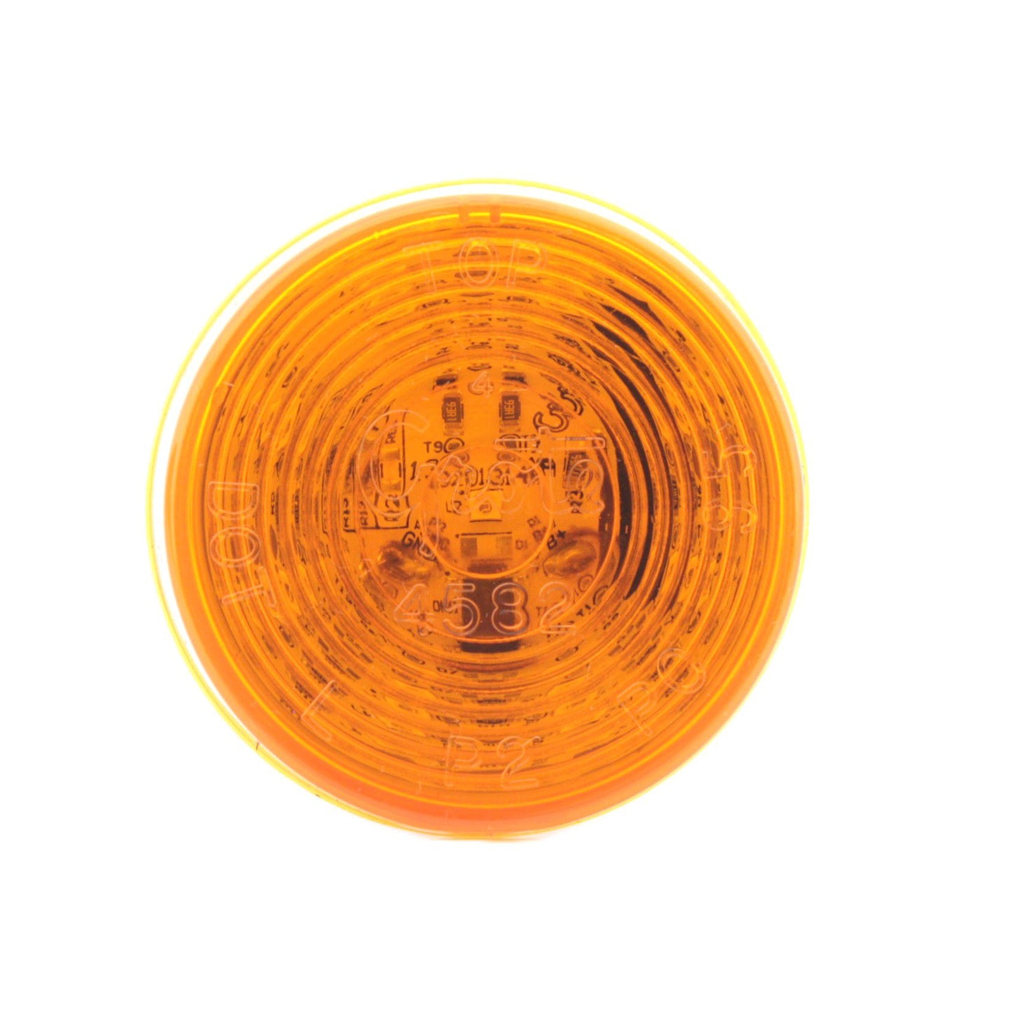 Grote G3003 Amber 2" Round Hi Count 9-Diode LED Clearance Marker Lamp P2 PL-10