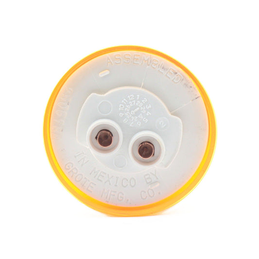 Grote G3003 Amber 2" Round Hi Count 9-Diode LED Clearance Marker Lamp P2 PL-10