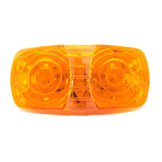 Grote G4603 Yellow 2" x 4" HI Count Square Corner 13-Diode LED Clearance Lamp