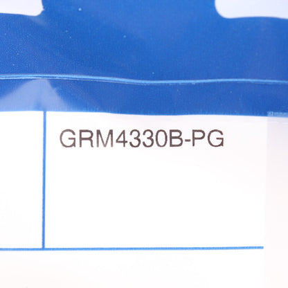 Grote GRM4330B-PG Black 2-1/2" Round PVC Open-Back Mounting Grommet for Trailer