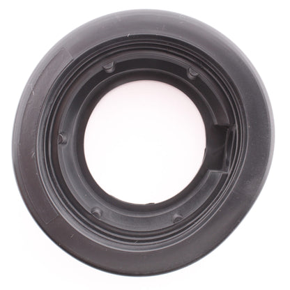 Grote GRM4330B-PG Black 2-1/2" Round PVC Open-Back Mounting Grommet for Trailer