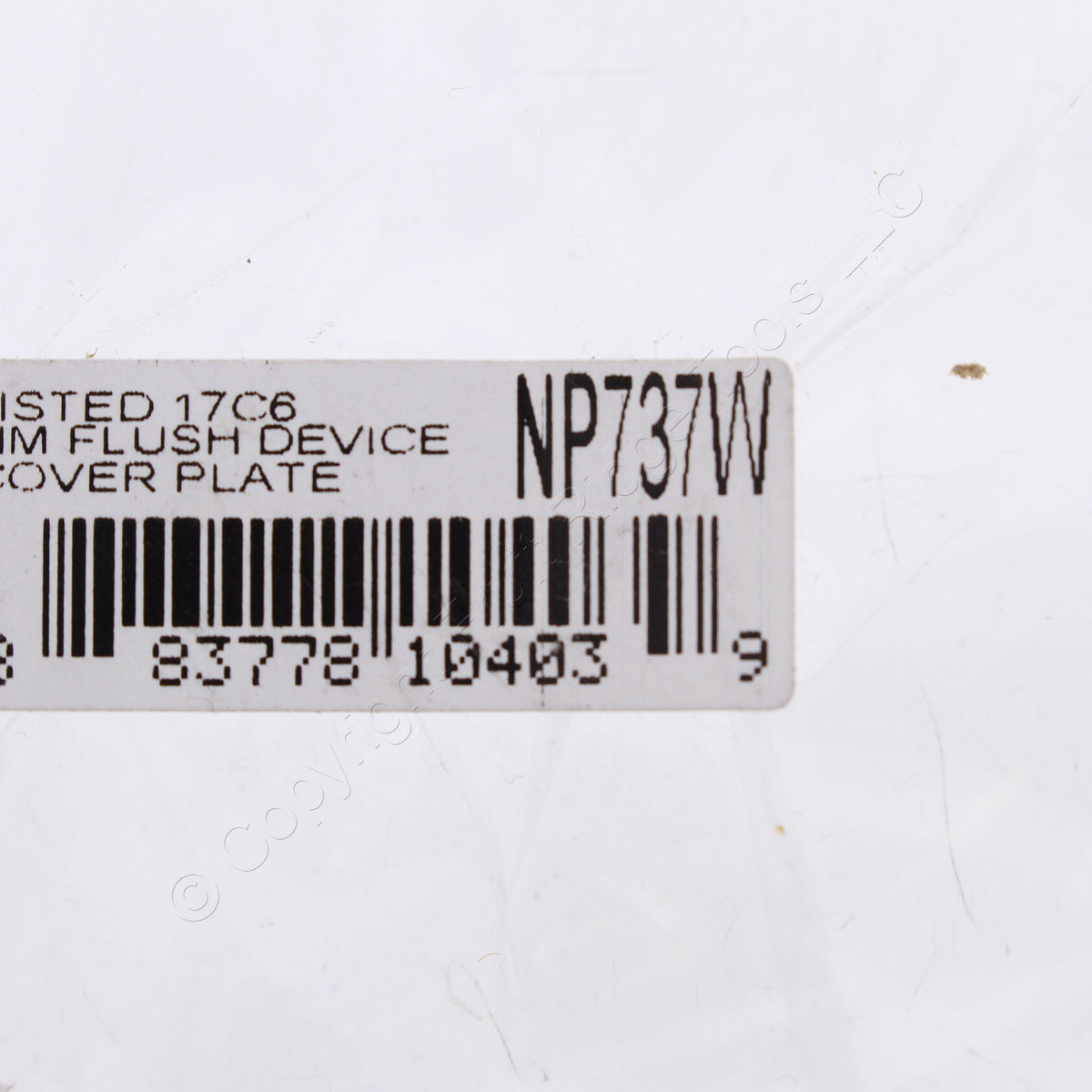5 Hubbell White Phone Cable Wallplates Cover .625" Hole Box Mount NP737