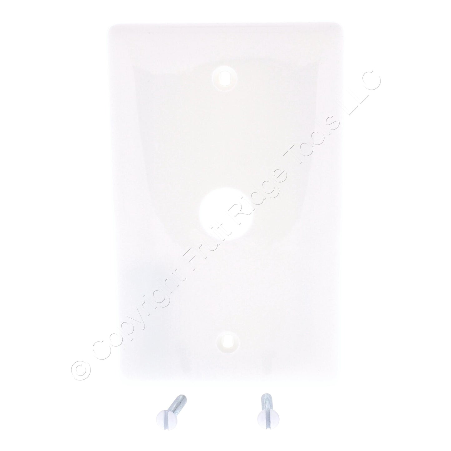 10 Hubbell White Phone Cable Wallplates Cover .625" Hole Box Mount NP737
