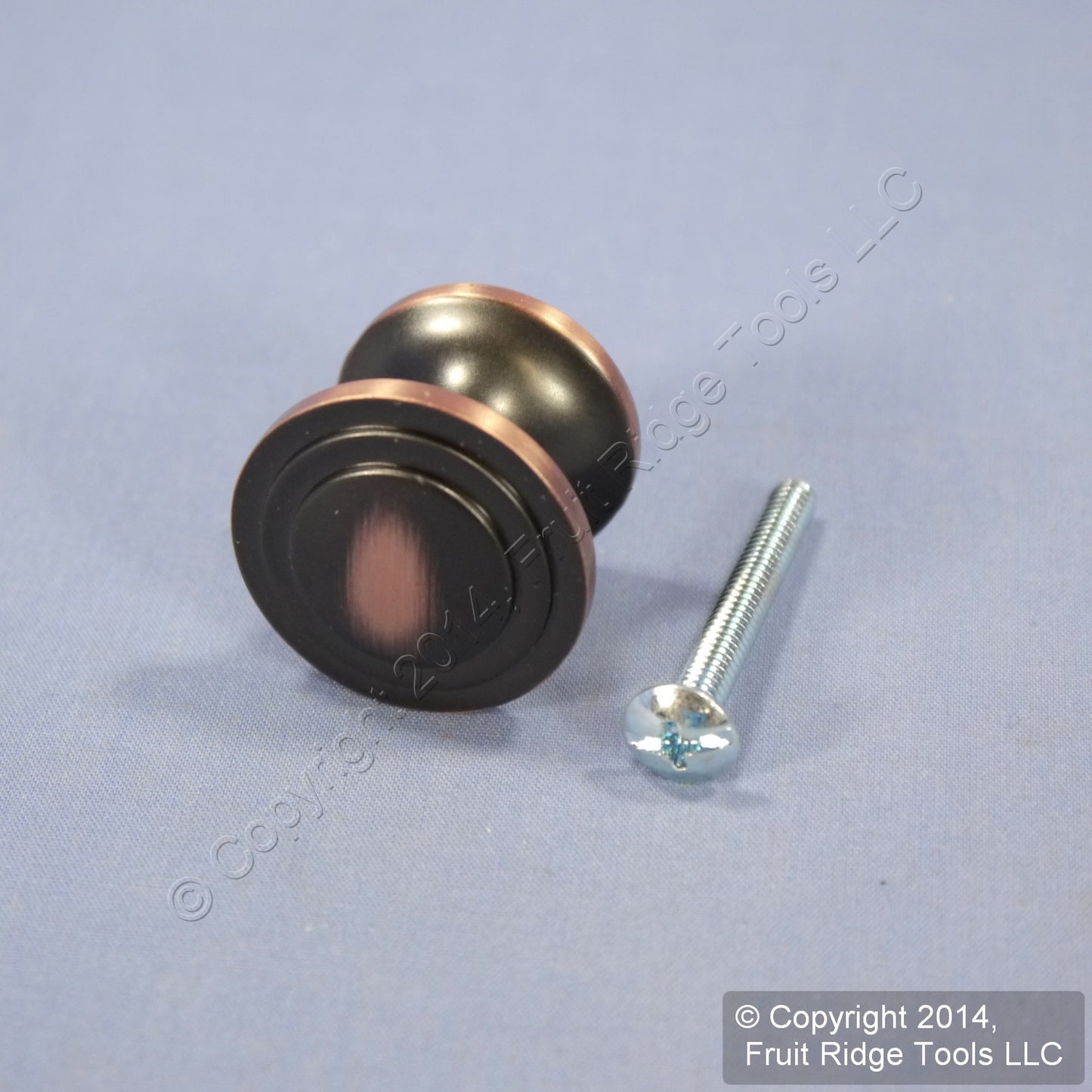 Hickory Hardware 1" x 1-1/4" Oil Rubbed Bronze Cabinet Pull Knob