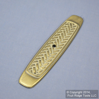 Hickory Hardware Blonde Antique 1" x 5" Backplate P7514-BOA