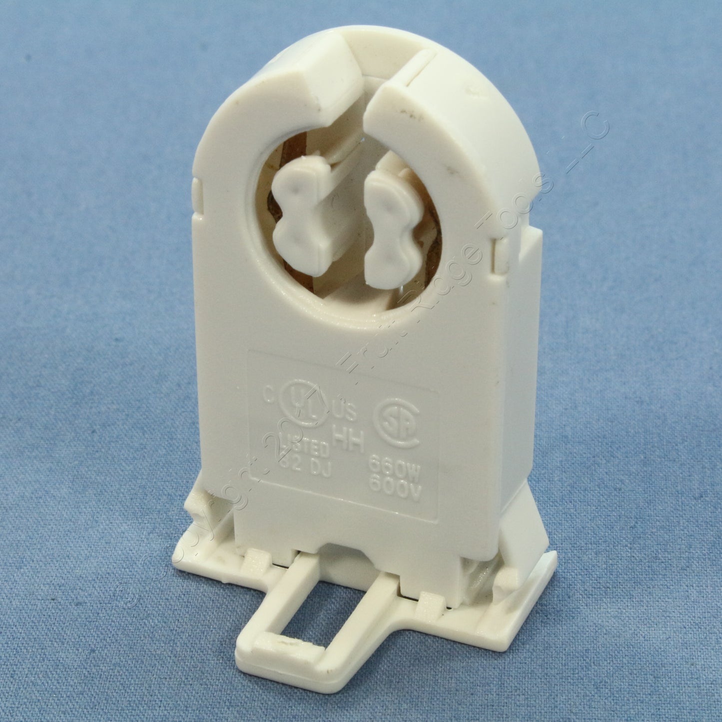 HH Fluorescent 1-1807 Tall Turn Lock Medium Bi-Pin Internally Shunted Lampholder