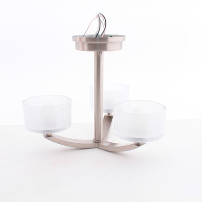 Hinkley 3871BN Transitional Three Light Semi-Flush Mount from Meridian