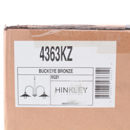 Hinkley Lighting HIN4363KZ Rigby 3LT Chandelier Buckeye Bronze Down Lighting