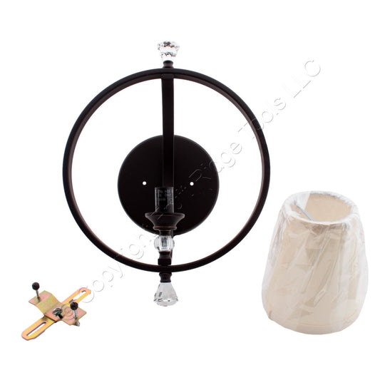 Hinkley 1-Light 13"H x 10"W x6.5" Oiled Rubbed Bronze Wall Sconce 60W E12 4600OZ