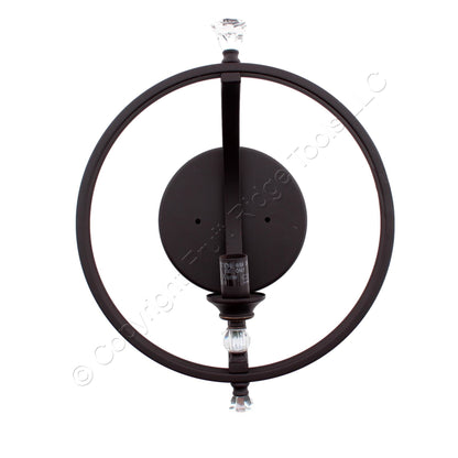 Hinkley 1-Light 13"H x 10"W x6.5" Oiled Rubbed Bronze Wall Sconce 60W E12 4600OZ