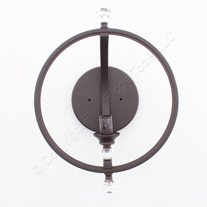 Hinkley 1-Light 13"H x 10"W x6.5" Oiled Rubbed Bronze Wall Sconce 60W E12 4600OZ