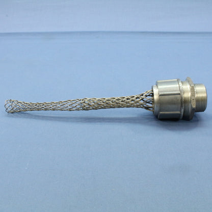 Hubbell Liquidtight Cable Grip .75-.875" Cord 1-1/4" NPT Stainless 074011251