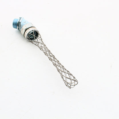 Hubbell 7402032 1/2" Liquidtight Conduit Connector Fitting w/Mesh 45? Elbow