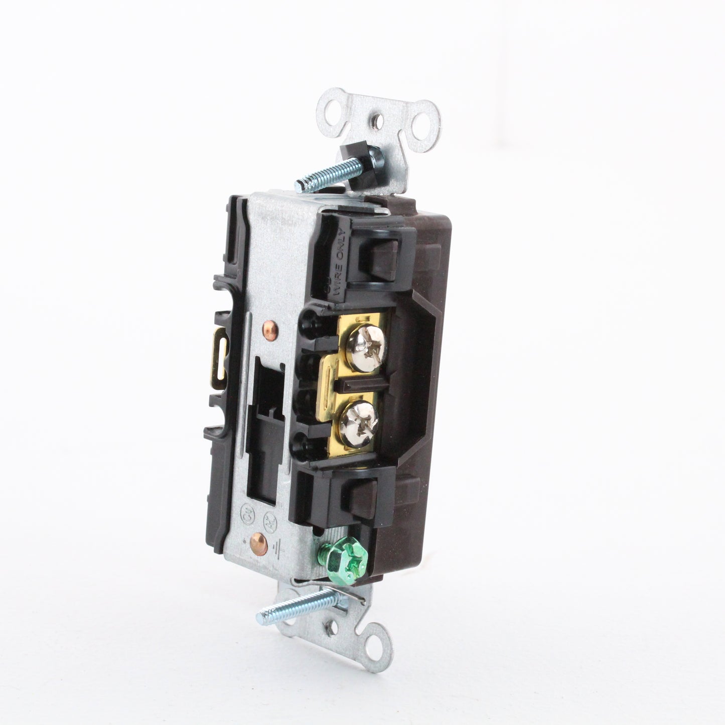 Hubbell Brown Decorator Receptacle Hospital Grade Outlet LED Ind. 20A 2182LTRA