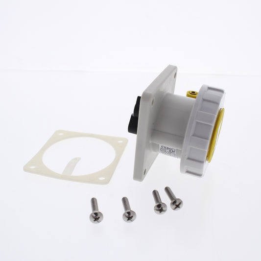 Bryant Watertight IEC Pin & Sleeve Receptacle 20A 125V Female Outlet 2P3W 320R4W