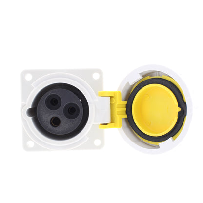Bryant Watertight IEC Pin & Sleeve Receptacle 20A 125V Female Outlet 2P3W 320R4W