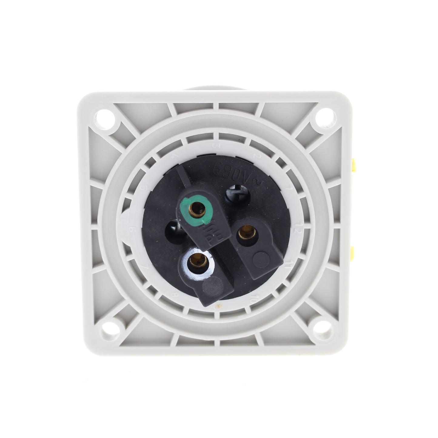 Bryant Watertight IEC Pin & Sleeve Receptacle 20A 125V Female Outlet 2P3W 320R4W