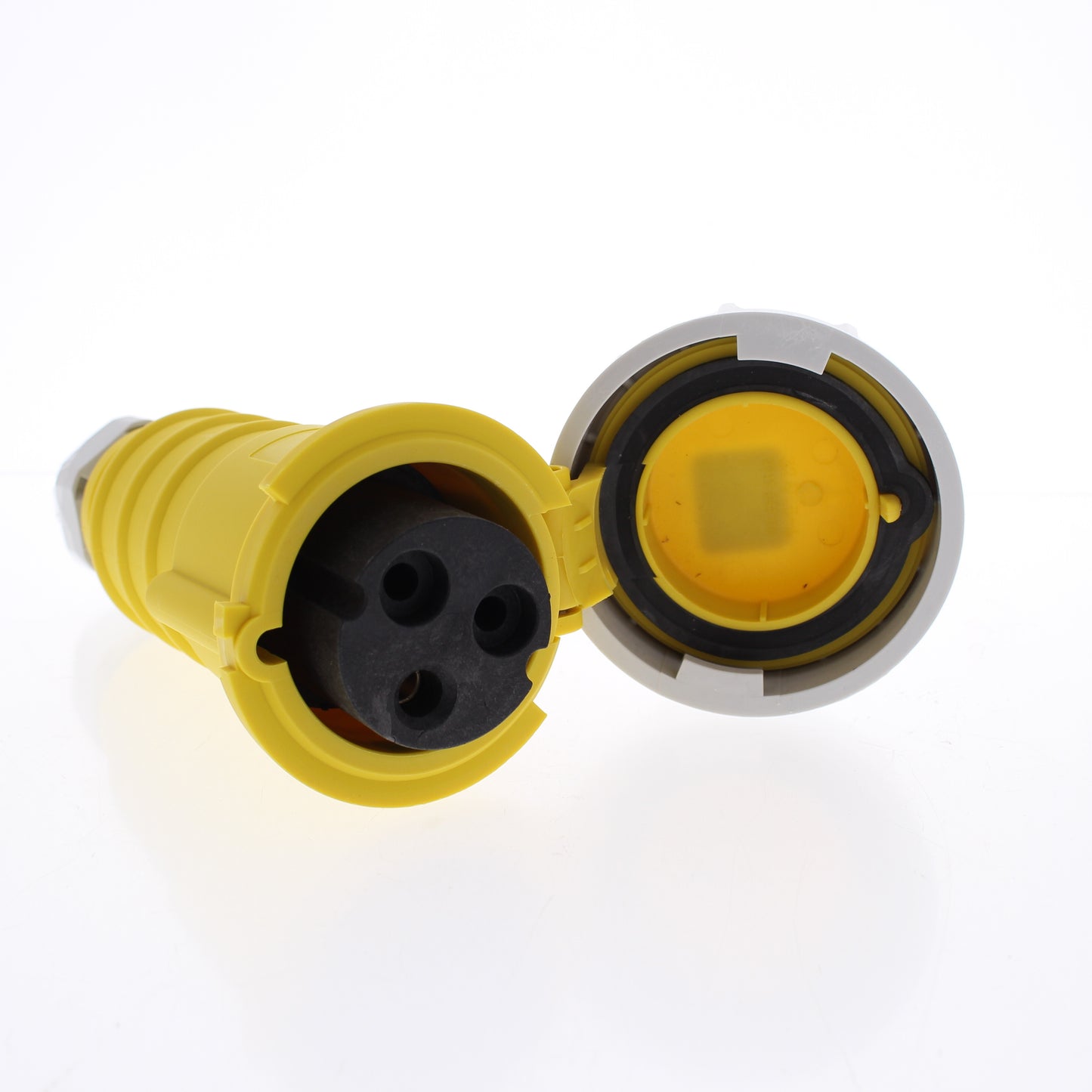 Hubbell 330C4W Watertight IEC Pin & Sleeve Connector Female Plug 30A 125V 2P3W