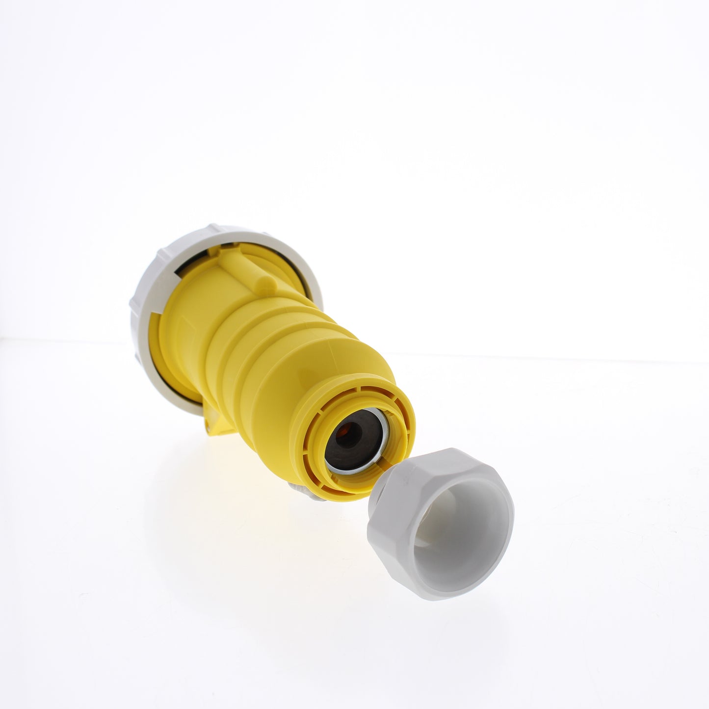 Hubbell 330C4W Watertight IEC Pin & Sleeve Connector Female Plug 30A 125V 2P3W