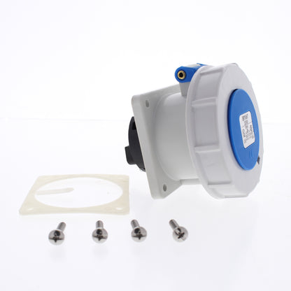 Bryant Watertight IEC Pin & Sleeve Receptacle 30A 250V Female Outlet 2P3W 330R6W