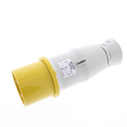 Hubbell 332P4S Splashproof 32A Male IEC 309 Pin & Sleeve Plug 100-130V 2P3W