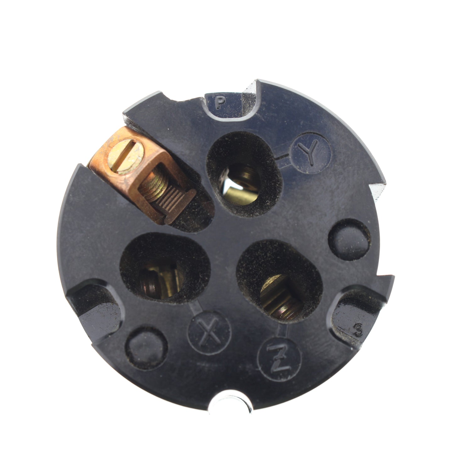 Hubbell Armored Turn Locking Flanged Inlet Non-Nema 50A 250VDC/600VAC 3P4W