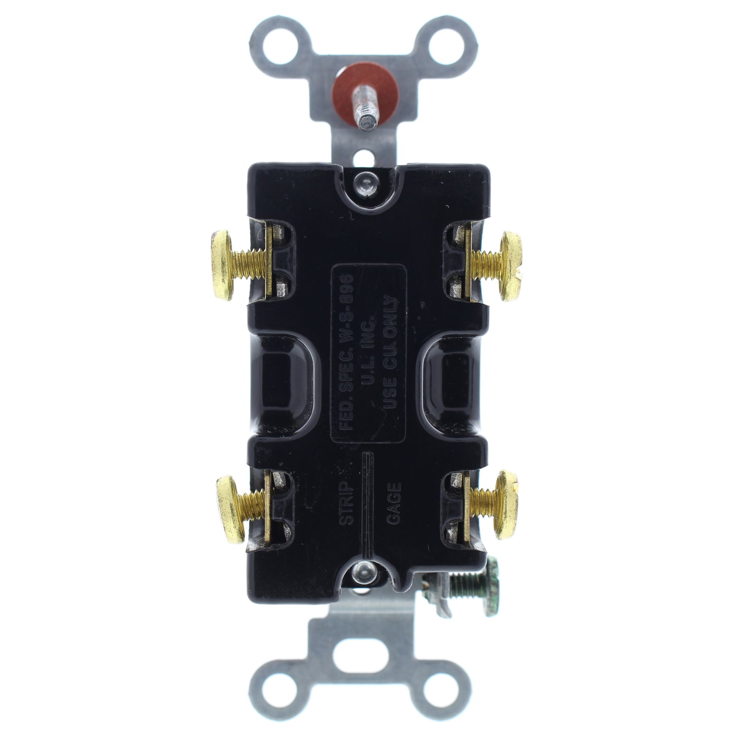 Hubbell 4902W White Industrial Grade Double Pole Toggle Switch 20A 120/277V