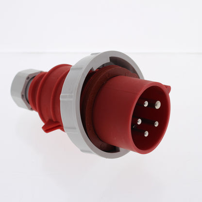 Bryant 516P6W Watertight IEC Pin & Sleeve Male Plug 16A 200/346V 240/415V 4P5W