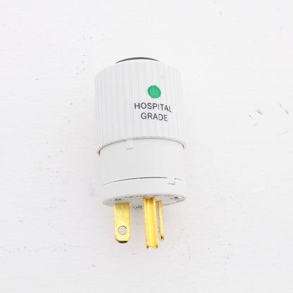 Hubbell Hospital Grade Straight Blade Plug 2P3W Nema 5-20R 20A 125V 520HSP