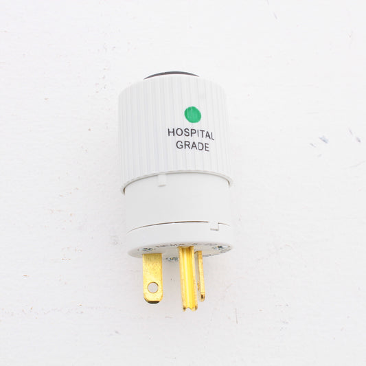 Hubbell Hospital Grade Straight Blade Plug 2P3W Nema 5-20R 20A 125V 520HSP