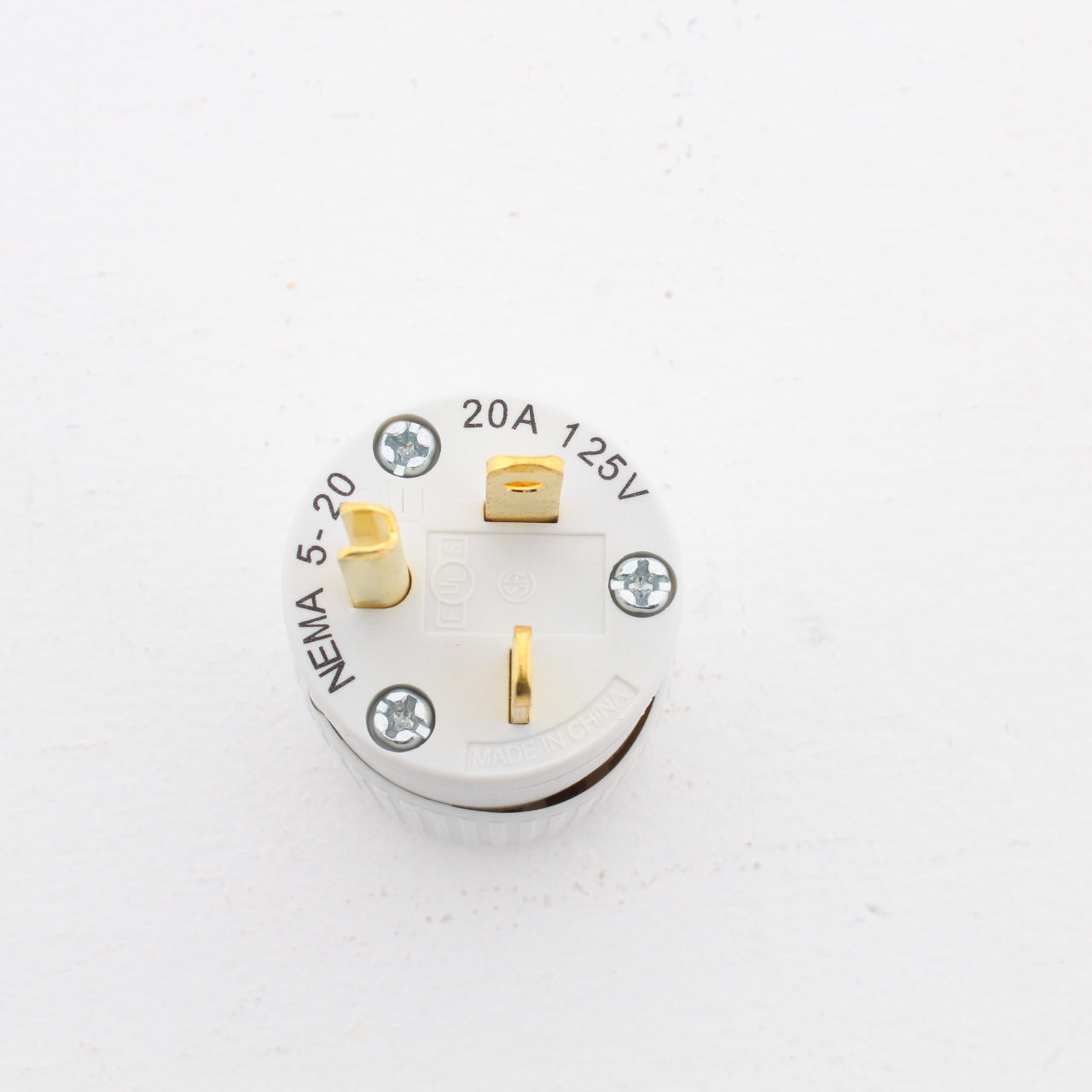 Hubbell Hospital Grade Straight Blade Plug 2P3W Nema 5-20R 20A 125V 520HSP